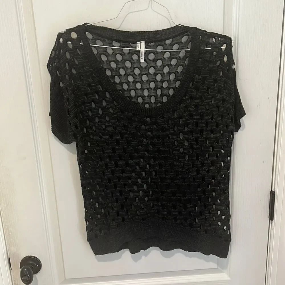 New Maurices Dark Gray Pullover Coverup